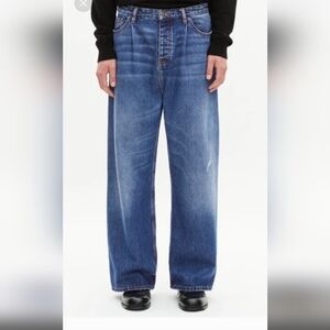 The Kooples Blue Relaxed Fit Men's Jeans 31 See Mesurements